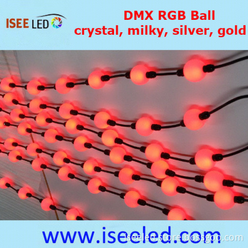 Decorative 50mm DMX 3D Pixel Balls String